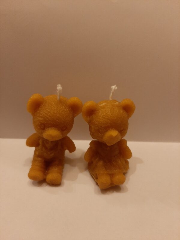 Bougie couple d'oursons